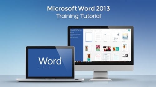 Product picture Microsoft Word Training Tutorial V. 2013, 2010,2007 